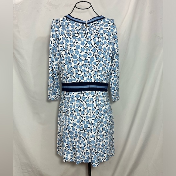 Draper James Blue Floral Mini Dress - Picture 7 of 8